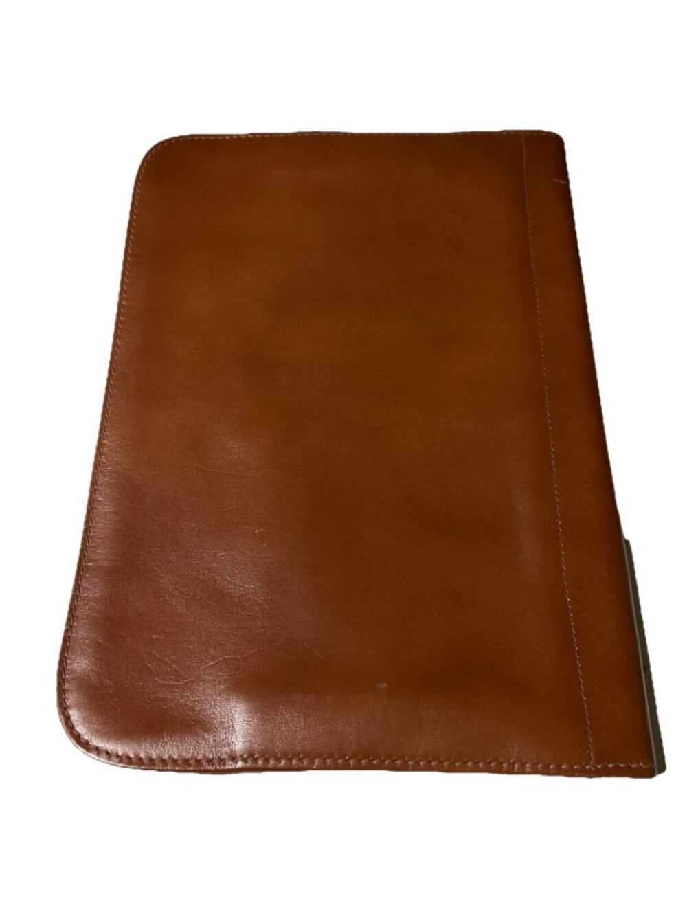 VTG Brown Top Grain Leather Folder Portfolio Document Holder Zip 15” X 11” - Picture 6 of 16